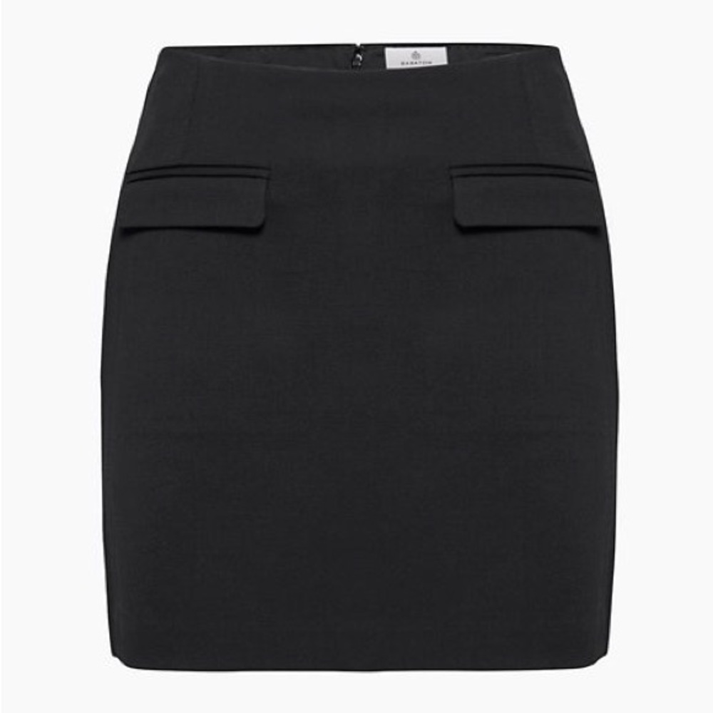 NWT Aritzia Babaton Social Skirt - Color Black Size 12